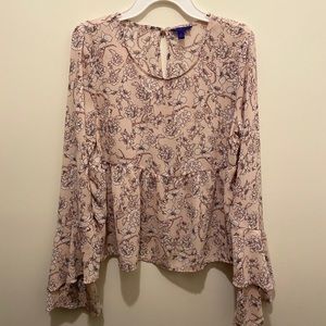 Aeropostale Floral Blouse